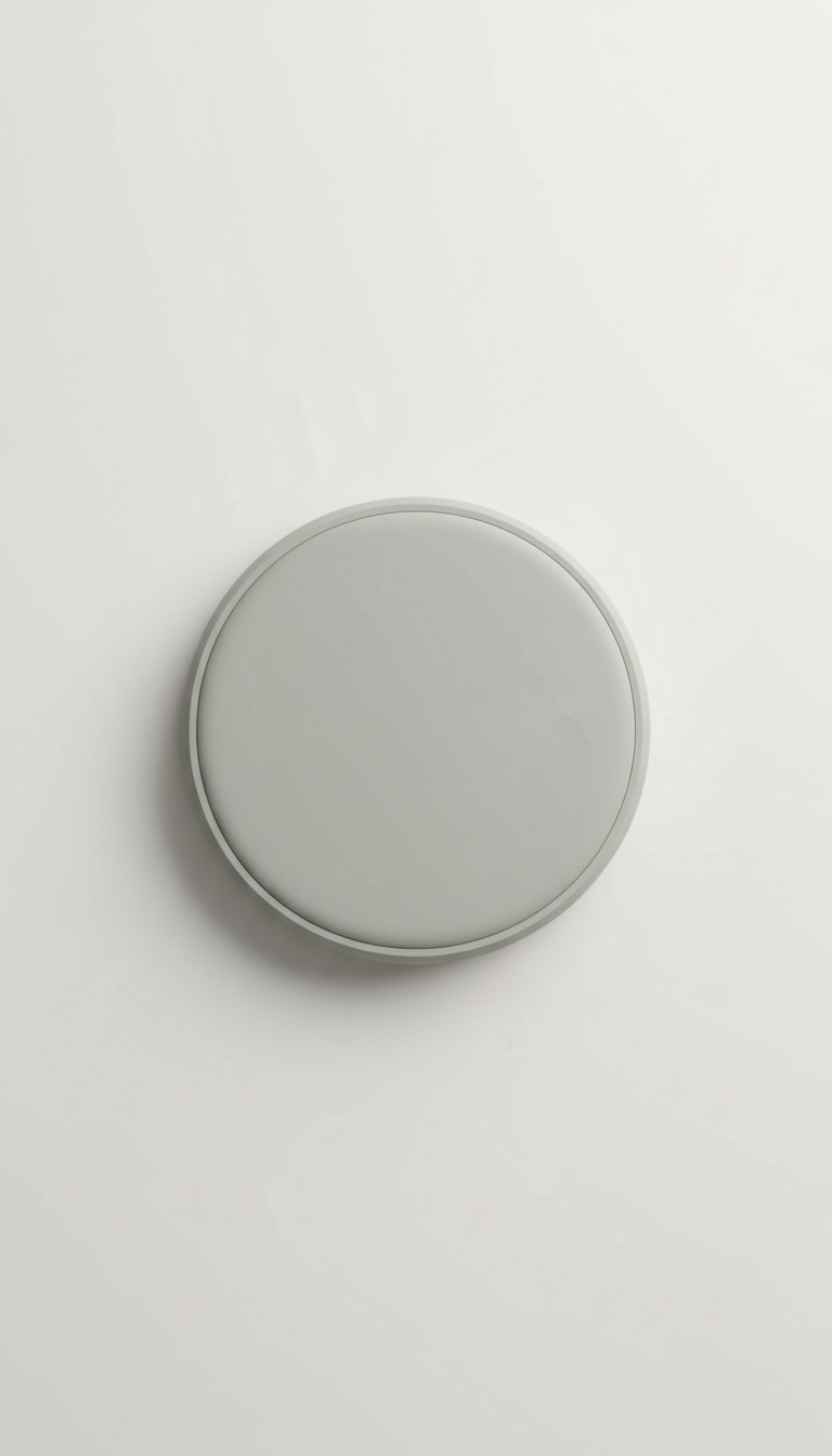 Wireless charging pad in fog grey